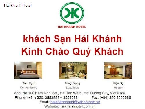 Ngoại thât Hai Khanh Hotel