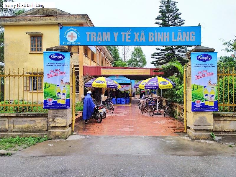 Trạm y tế xã Bình Lãng