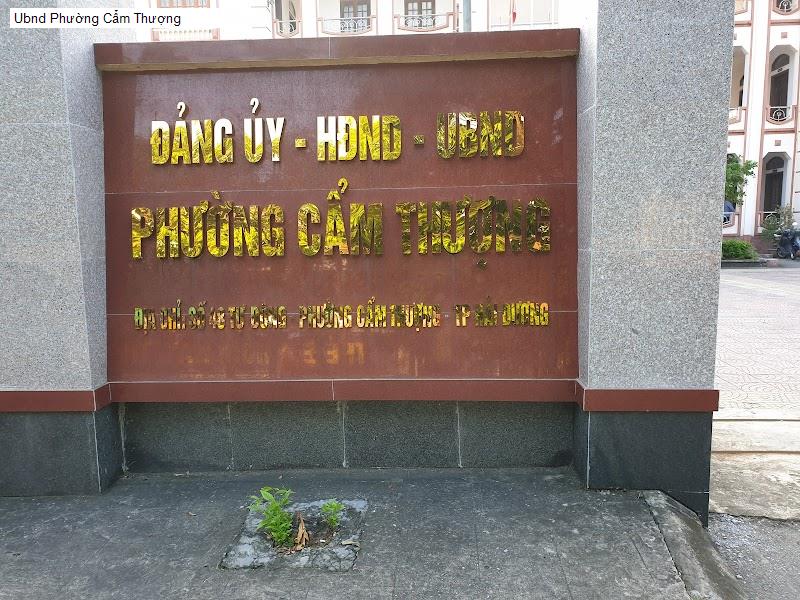 Ubnd Phường Cẩm Thượng