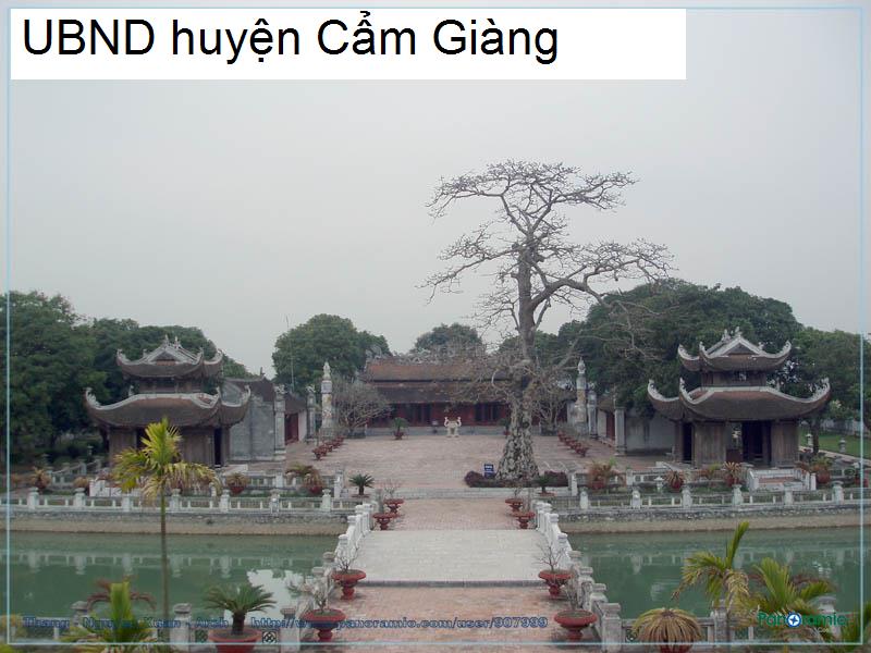 UBND huyện Cẩm Giàng