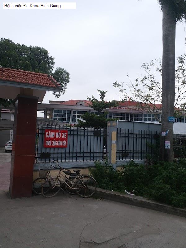 Bệnh viện Đa Khoa Bình Giang